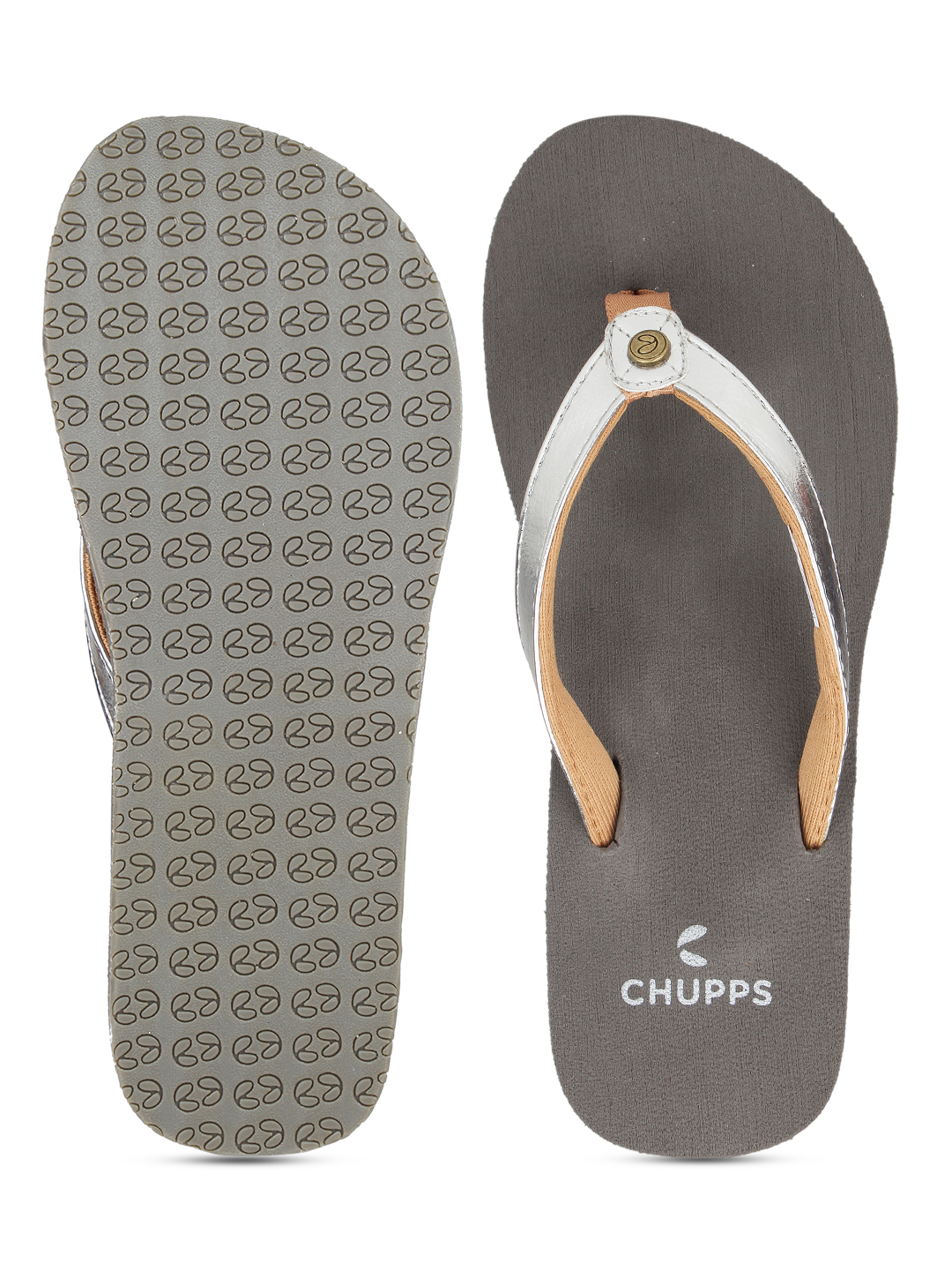 CHUPPS Women's Glitter Yoga Mat Flip Flops